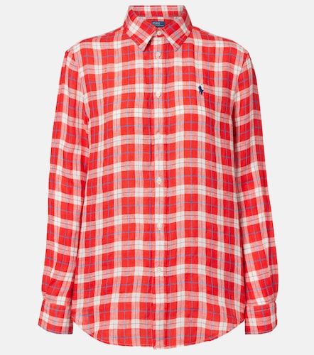 Chemise en lin à carreaux - Polo Ralph Lauren - Modalova
