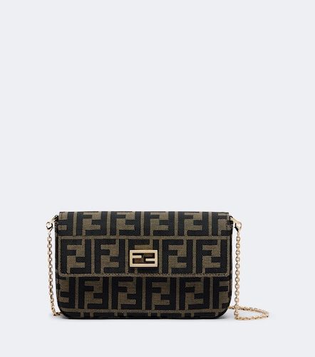 Portefeuille à chaîne Tube FF Zucca Mini - Fendi - Modalova