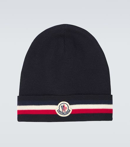 Moncler Bonnet Tricolor en laine - Moncler - Modalova