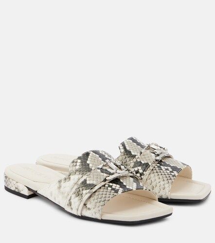 Mules Nako en cuir façon serpent - Jimmy Choo - Modalova