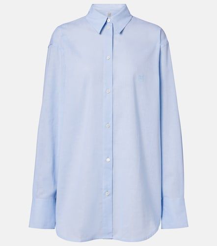 Chemise oversize en coton et lin - Toteme - Modalova