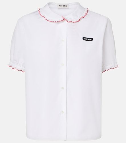 Miu Miu Chemise en coton - Miu Miu - Modalova