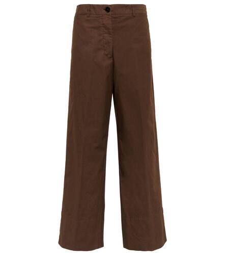 Pantalon ample à taille haute en coton - Jil Sander - Modalova
