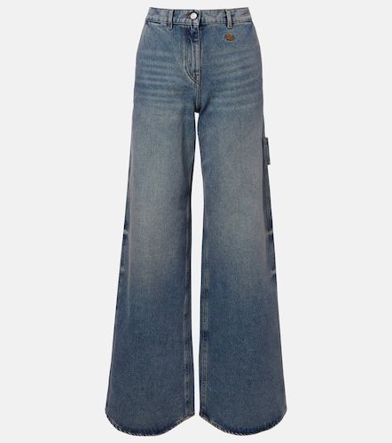 Courrèges Jean wide-leg à logo - Courreges - Modalova