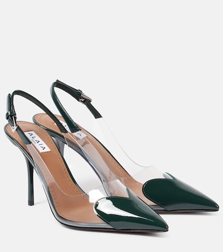 Alaïa Escarpins Le Cœur 90 en cuir verni et PU - Alaia - Modalova