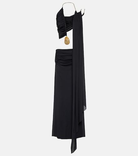 Robe longue en jersey à ornements - Christopher Esber - Modalova