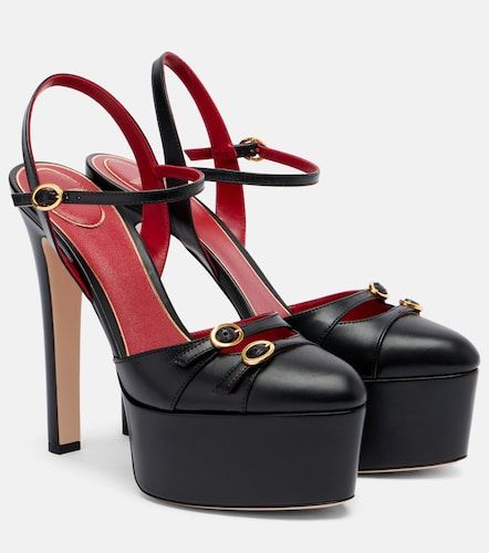Escarpins Crasher à plateau en cuir - Valentino Garavani - Modalova