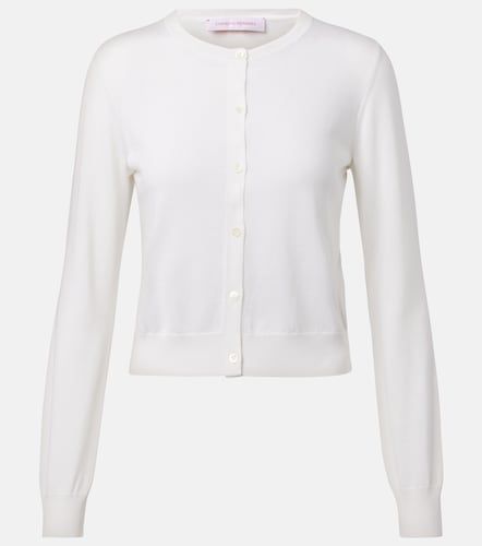 Cardigan en soie et coton - Carolina Herrera - Modalova