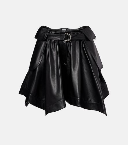 Loewe Mini-jupe Double L en cuir - Loewe - Modalova