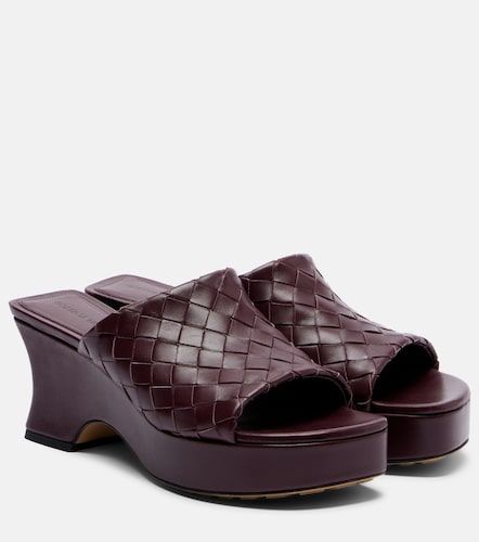 Mules compensées Rosita Intrecciato en cuir - Bottega Veneta - Modalova
