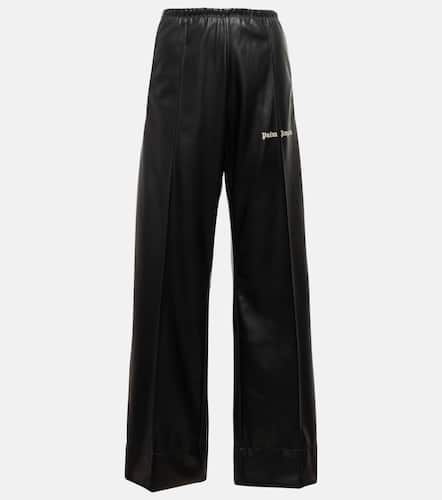 Pantalon de survêtement en cuir synthétique - Palm Angels - Modalova