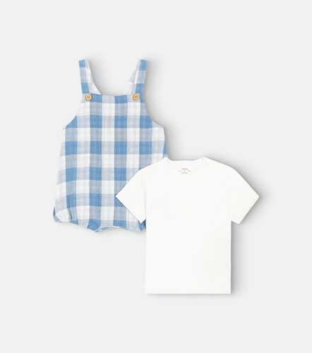 Bébé – Set t-shirt et combi-short en coton - Il Gufo - Modalova