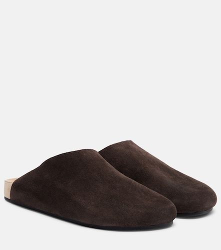 The Row Mules Hudson Two en daim - The Row - Modalova