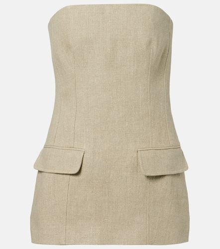 Toteme Top bustier en lin - Toteme - Modalova