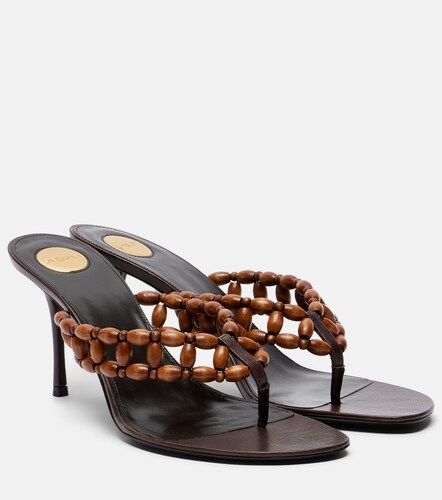 Sandales tongs Zine à perles - Saint Laurent - Modalova