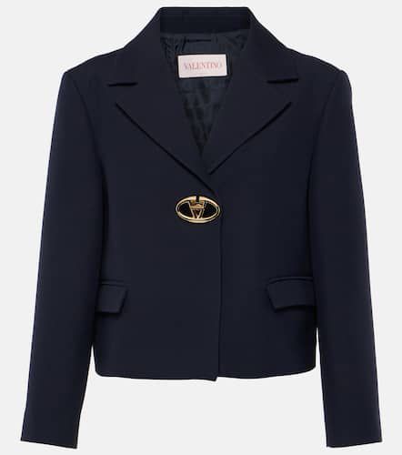 Blazer raccourci en Crepe Couture - Valentino - Modalova