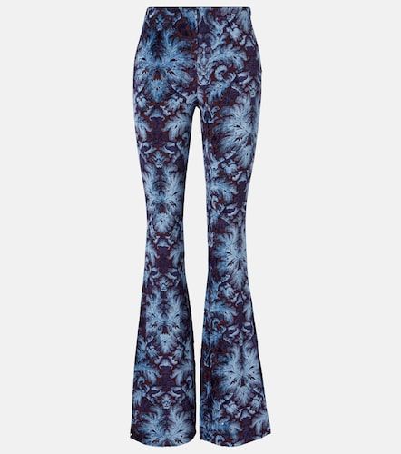 Pantalon évasé imprimé en crêpe - Etro - Modalova