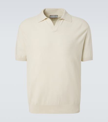 Canali Polo en coton et soie - Canali - Modalova