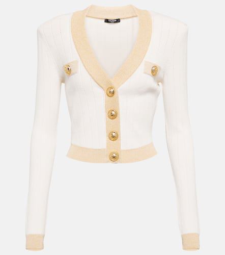 Cardigan Balmain (Luxe) Blanc pour Femme | Modalova