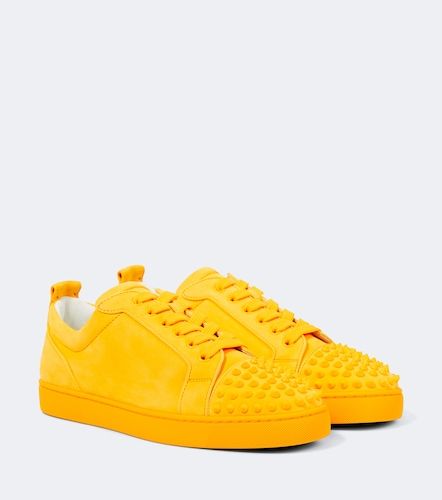 Baskets Louis Junior Spikes en daim - Christian Louboutin - Modalova