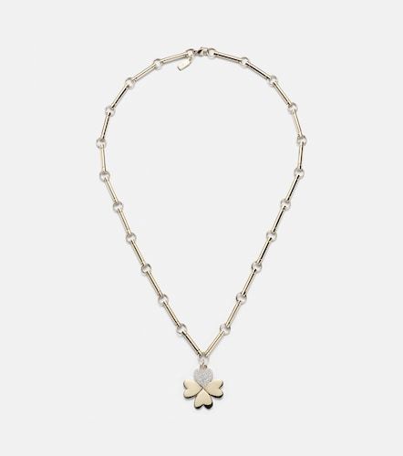 Collier Four Heart Clover en or 18 ct et diamants - FoundRae - Modalova
