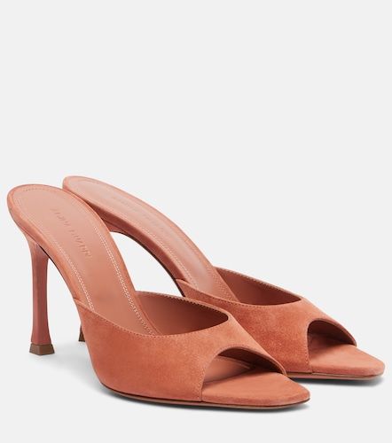 Amina Muaddi Mules Alexa en daim - Amina Muaddi - Modalova