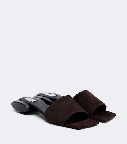 Alaïa Mules Ellipse en daim - Alaia - Modalova