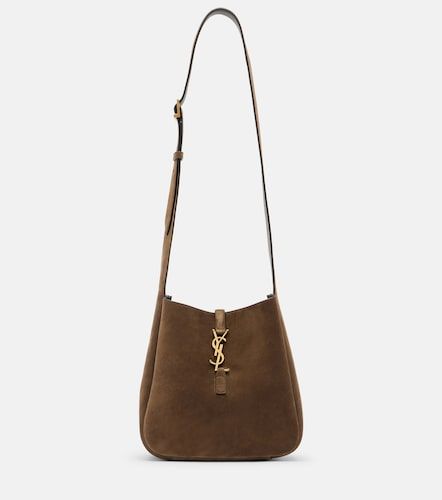 Sac porté épaule Le 5 À 7 Supple Small en daim - Saint Laurent - Modalova