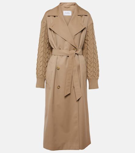 Trench-coat Cicladi en coton et laine - Max Mara - Modalova