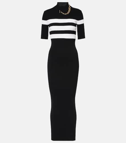 Robe longue raye - Jean Paul Gaultier - Modalova