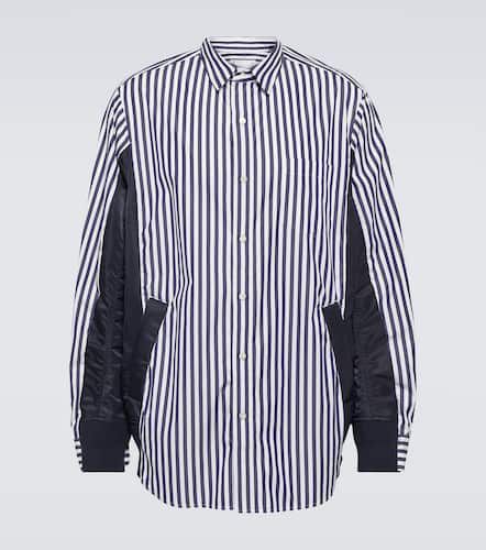 Chemise rayée en coton mélangé - Sacai - Modalova