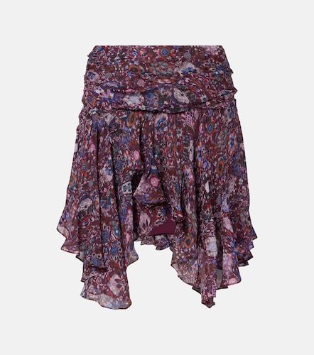 Mini-jupe Berencia à fleurs - Marant Etoile - Modalova