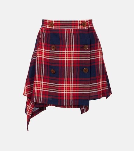 Mini-jupe asymétrique à carreaux - Vivienne Westwood - Modalova