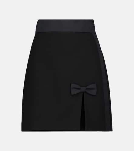 Mini-jupe en grain de poudre - Miu Miu - Modalova