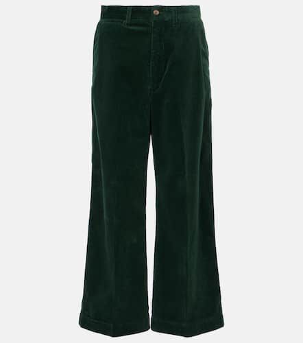 Pantalon ample à taille haute en velours côtelé de coton - Polo Ralph Lauren - Modalova