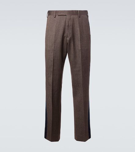 Pantalon Alto rayé en laine mélangée - Wales Bonner - Modalova