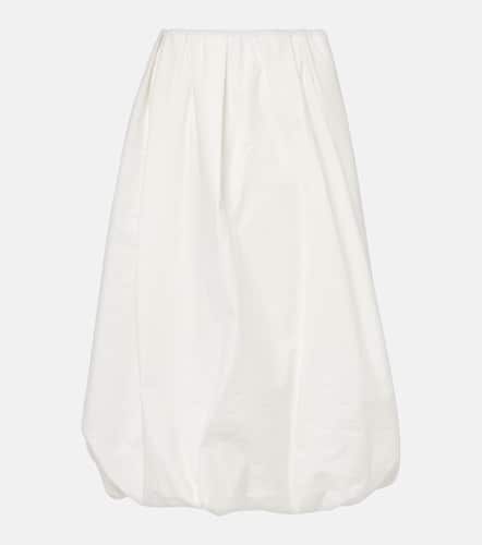 Jupe midi en coton mlang - Brunello Cucinelli - Modalova