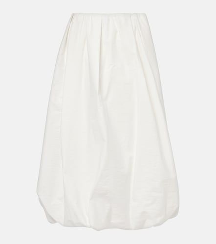 Jupe midi en coton mélangé - Brunello Cucinelli - Modalova