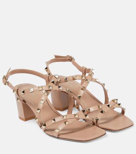 Sandales Rockstud en cuir - Valentino Garavani - Modalova