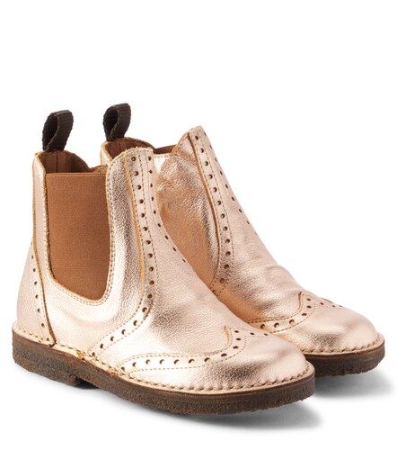 PèPè Bottines Rame en cuir métallisé - PePe - Modalova