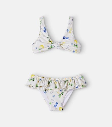 Bikini imprimé à volants - Monnalisa - Modalova