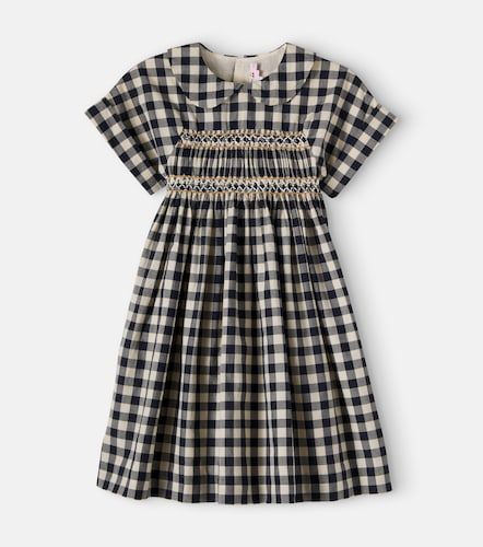 Robe Lelou en coton à carreaux vichy - Bonpoint - Modalova