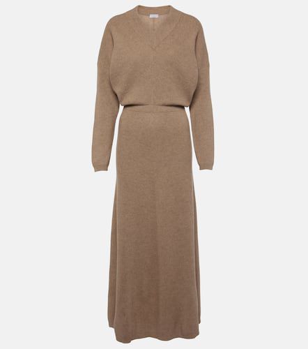 Robe midi en cachemire - Brunello Cucinelli - Modalova