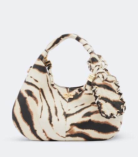 Sac à main Mini à imprimé zèbre - Ganni - Modalova