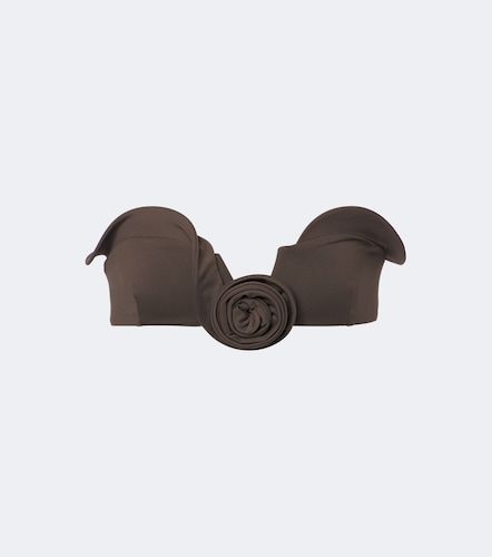 Haut de bikini à appliqués floraux - Magda Butrym - Modalova
