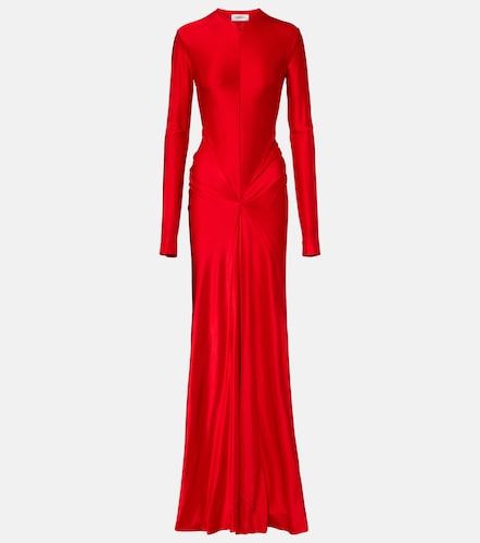 Robe longue en satin - Victoria Beckham - Modalova
