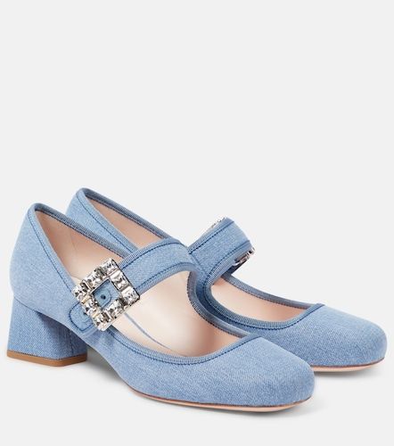 Escarpins Mary Jane Très Vivier Strass Buckle Babies - Roger Vivier - Modalova