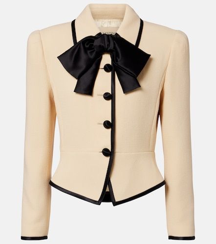 Veste en crêpe de laine vierge - Valentino - Modalova