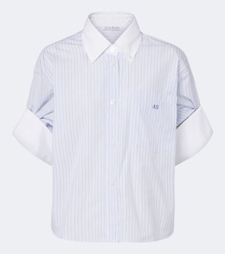 Chemise en popeline de coton à rayures - Acne Studios - Modalova