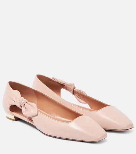 Ballerines Very Bow Tie en cuir - Aquazzura - Modalova